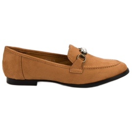 Mocassini cammello marrone