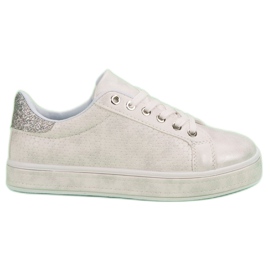 Scarpe sportive stringate bianco