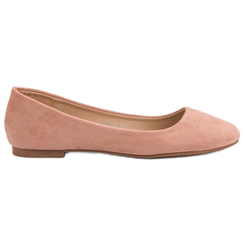 Primavera Ballerine classiche in polvere rosa