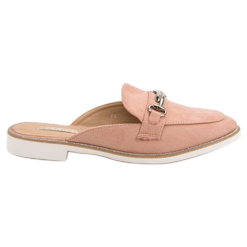 Pantofole da donna eleganti rosa