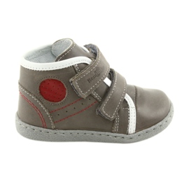 Ren But Ragazzi in pelle con Ren grigio in velcro 1423 ma ma