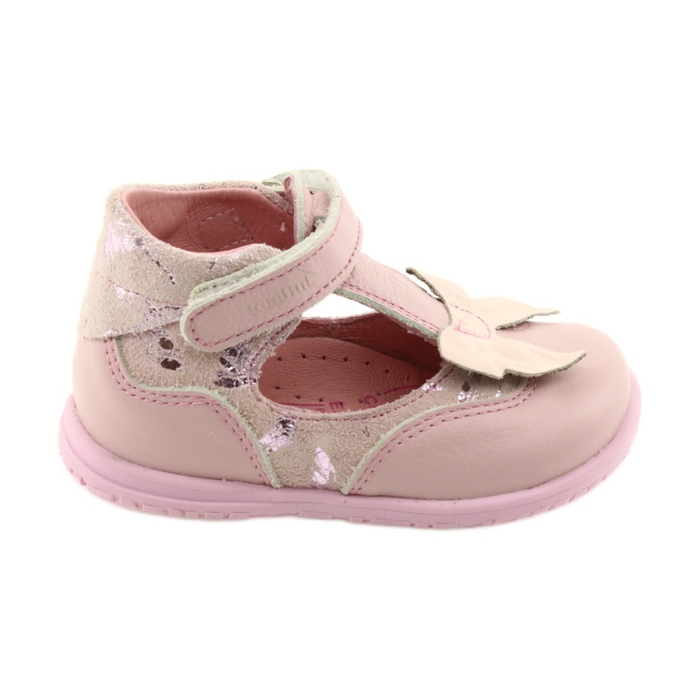 Ballerine per bambine con fiocco Ren But 1466 rosa