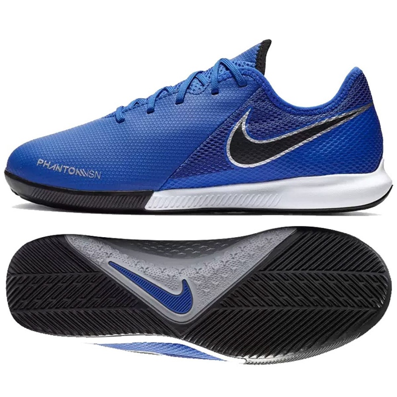 Scarpe indoor Nike Phantom Vsn Academy Ic Jr AR4345-400 blu blu