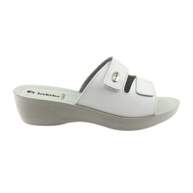 Zeppa velcro Inblu PL028 bianco bianca