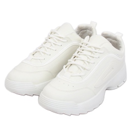 Bianco LL1713 Scarpe sportive bianche