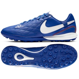 Nike Tiempo Lunar LegendX 7 Pro 10R Tf M AQ2212-410 scarpe da calcio blu blu