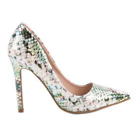 Seastar Borchie con stampa animalier multicolore