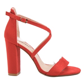 Seastar Eleganti sandali rossi rosso
