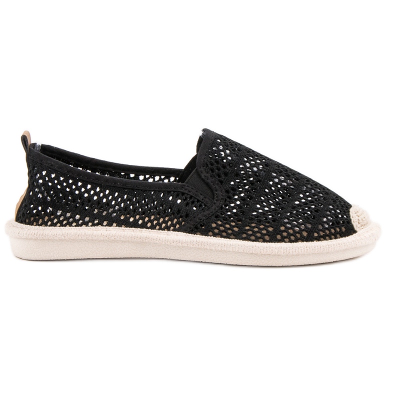 Scarpe da ginnastica slip-on in pizzo nero