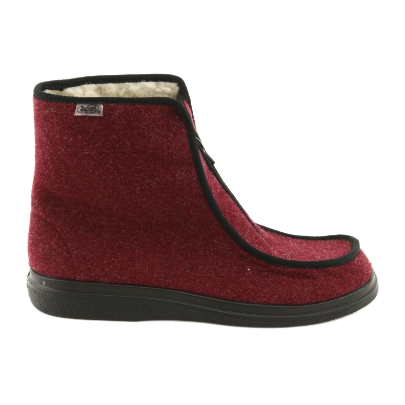 Dr. orto befado women's shoes pu lana isolata 996d005 Burgundy rosso