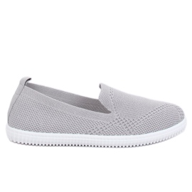 Sneakers slip-on grigio 784 LT.GREY