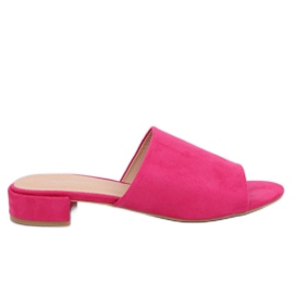 Ciabatte fucsia da donna XW9093 Fushia multicolore rosa