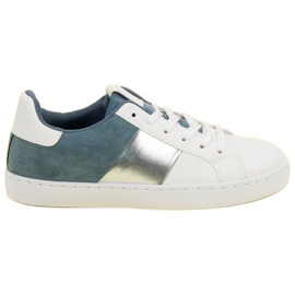 Scarpe sportive comode bianco blu