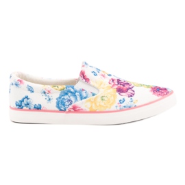 Yes Mile Scivoloso tra i fiori bianca multicolore