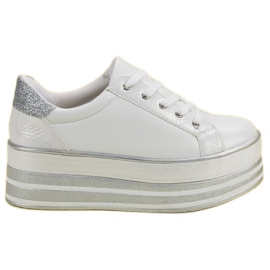 Weide Scarpe Da Ginnastica Sulla Piattaforma bianco