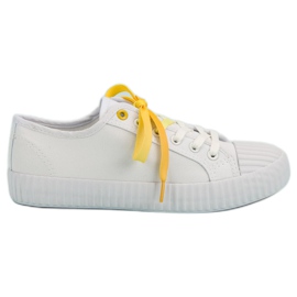 Yes Mile Sneakers bianche alla moda bianco