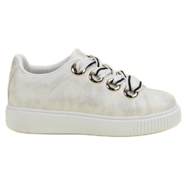 Scarpe Sportive Con Glitter grigio