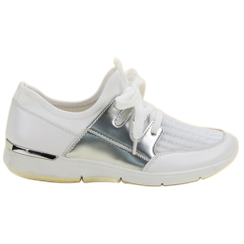 Scarpe sportive slip-on bianca