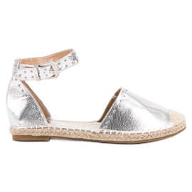 Best Shoes Espadrillas Con Jet grigio