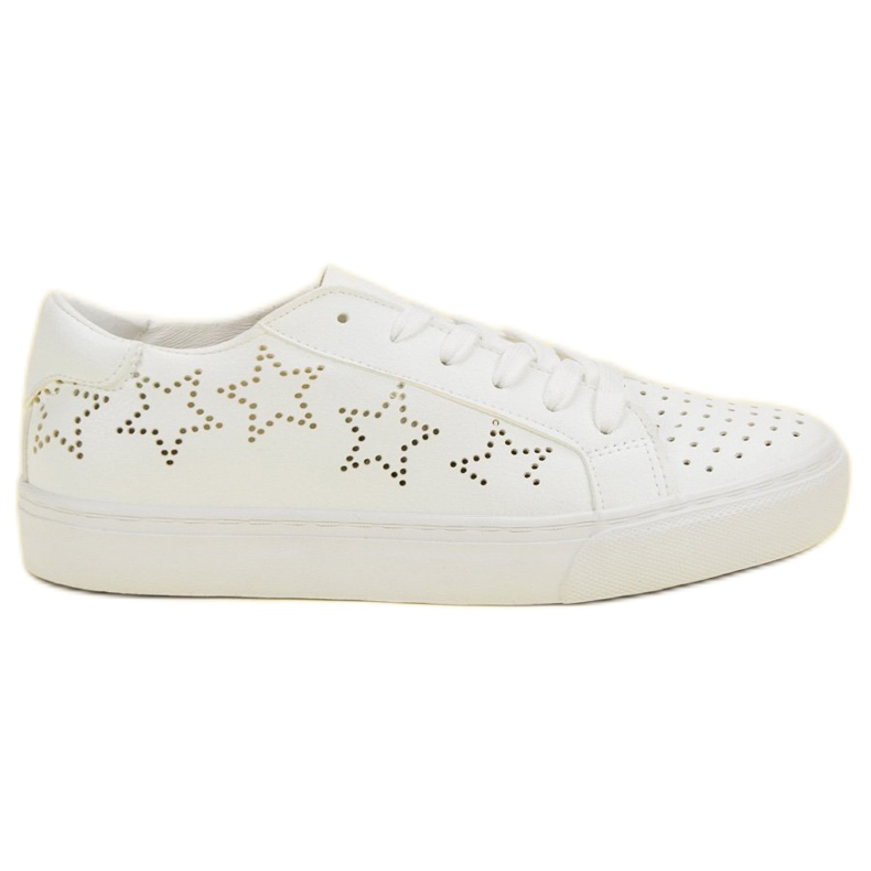 J. Star Sneakers Traforate Con Stelle bianca