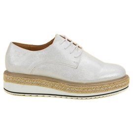 Clowse Espadrillas d'argento grigio
