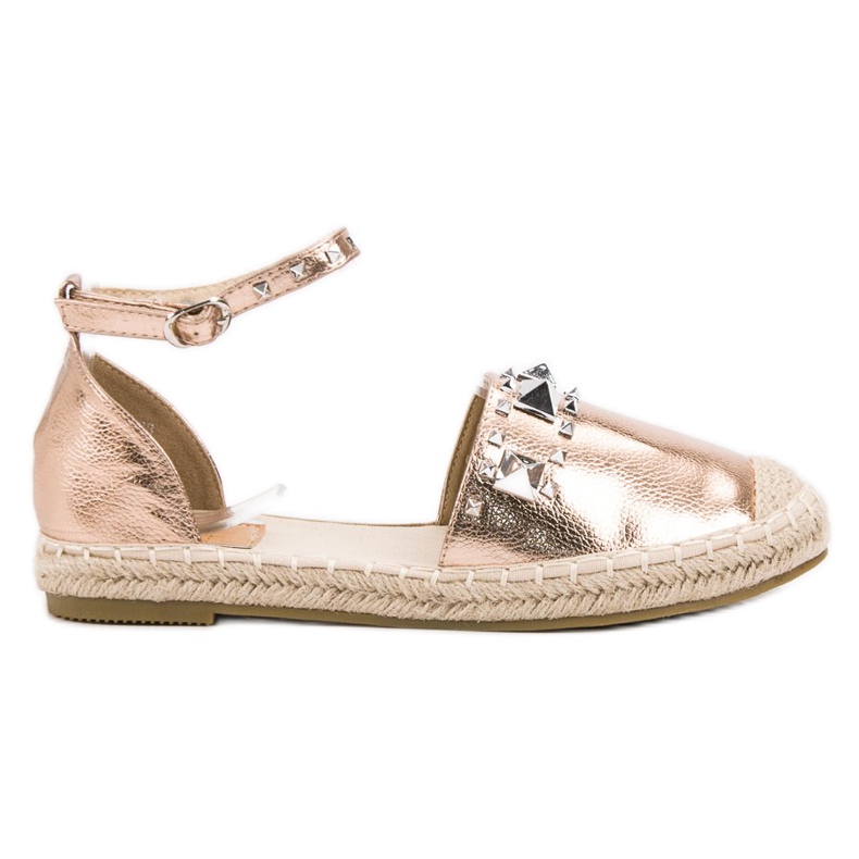 Bestelle Espadrillas Rock in oro rosa giallo