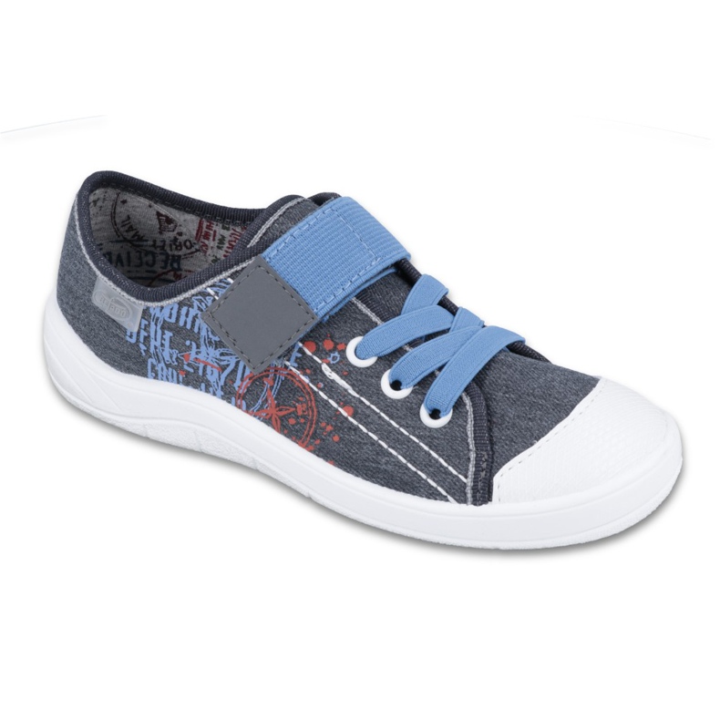 Scarpe per bambini Befado 251Y117 blu grigio