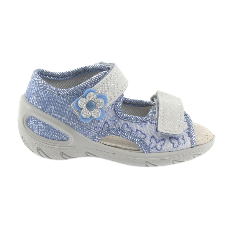 Scarpe per bambini Befado pu 065P122 blu grigio