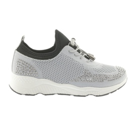 DK Women's Sports FS19 con zirconi grigi nero