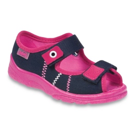Scarpe per bambini Befado 969X105 rosa blu navy