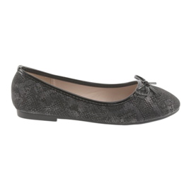 American Club Girls 'Ballerinas con un arco Lu17 nero