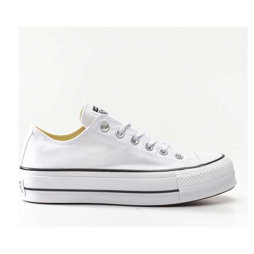 Converse Chuck Taylor All Star Lift 251 Bianco Nero Bianco bianca