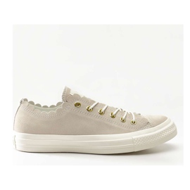 Converse Garzetta All Star di Chuck Taylor 418 Garzetta dorata marrone