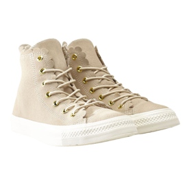 Converse Chuck Taylor All Star pettine 421 Garzetta oro avorio naturale marrone
