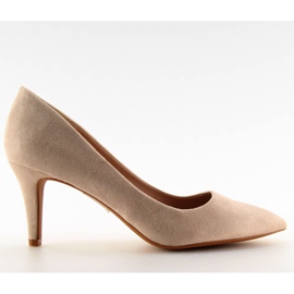 Décolleté con tacco a spillo 539 Beige II-GAT
