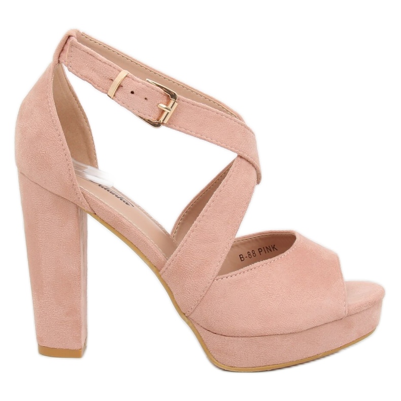 Sandali sulla piattaforma rosa B-88 Pink