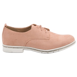 Seastar Scarpe da cipria con cristalli rosa