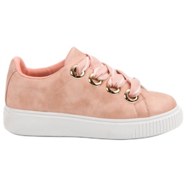 Scarpe Sportive Con Glitter rosa