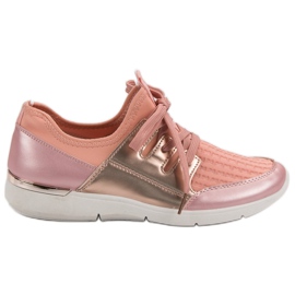 Scarpe sportive slip-on rosa