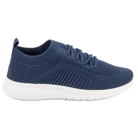 Primavera Calzature in tessuto leggero blu