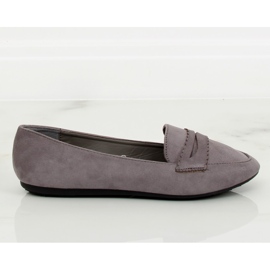 Mocassini Ballerina grigi JM6655Q Gris II-GAT grigio