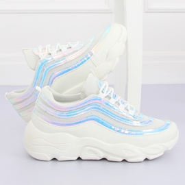 Scarpe sportive bianche LA52P White II-GAT bianco