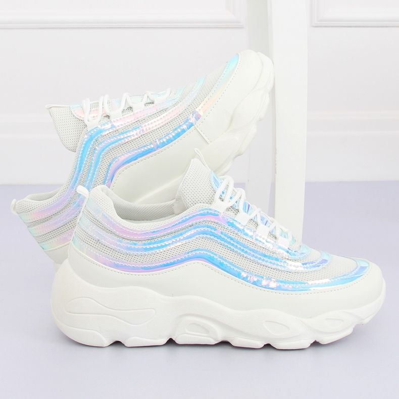Scarpe sportive bianche LA52P White II-GAT bianca