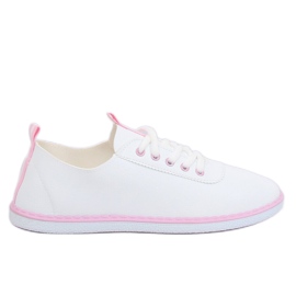 Sneakers da donna bianche e rosa XJ-2918 Pink bianco