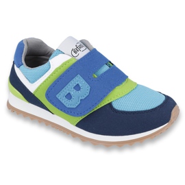 Scarpe per bambini Befado fino a 23 cm 516X043 bianca blu blu navy