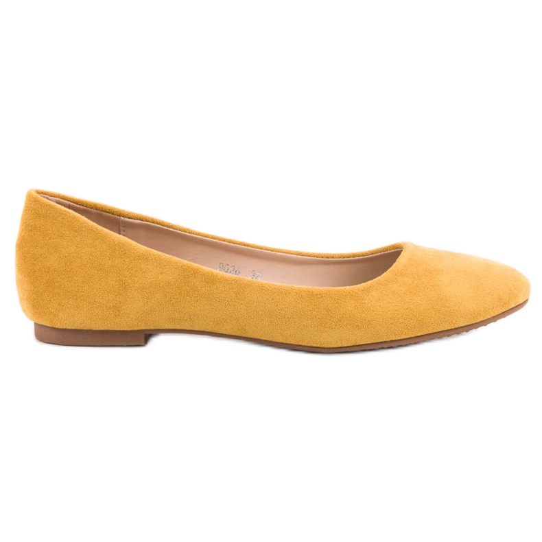 Primavera Ballerine classiche alla senape giallo