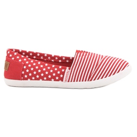 SHELOVET Slip in tessuto rosso
