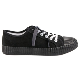Yes Mile Scarpe da ginnastica nere alla moda nero