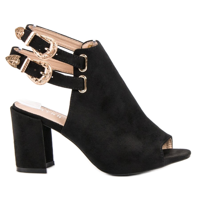 Erynn Sandali eleganti costruiti nero