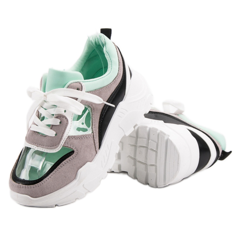 SHELOVET Sneakers Trasparenti Sulla Piattaforma grigio